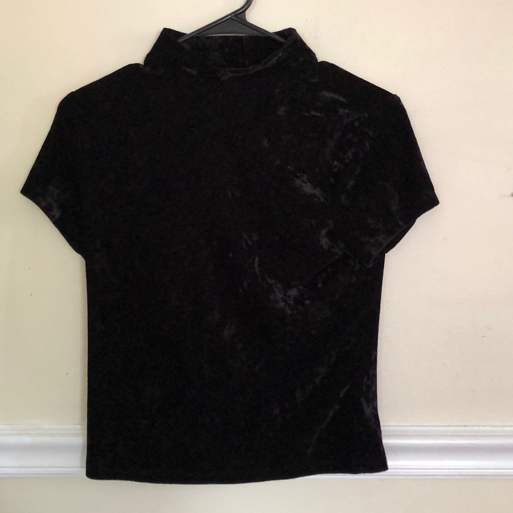 black turtle neck